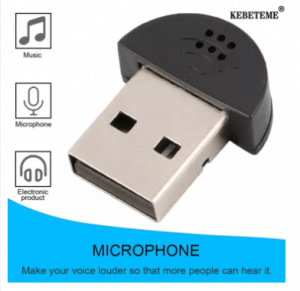 KEBETEME Micro USB 2.0 Siêu Nhỏ Micrô Phát Biểu Phòng Thu Di Động Bộ Chuyển Đổi Âm Thanh Miễn Phí Cho MSN Máy Tính Xách Tay Máy Ghi Âm Đa Kênh Trực Tuyến Bài Giảng