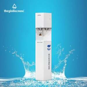 Máy lọc nước RO dùng cho cả nước máy và nước giếng khoan, làm nóng lạnh với hiệu suất cao, tiết kiệm điện, nhãn hàng sản xuất tại Hàn Quốc